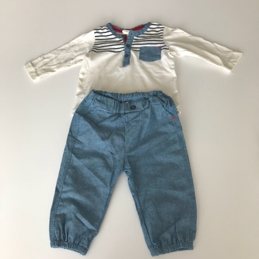 Baby boy matching set